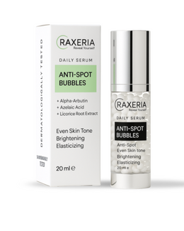RAXERIA Leke Karşıtı & Ton Eşitleyici Arbutin ve Azelaik Asit  Bubbles Serum
