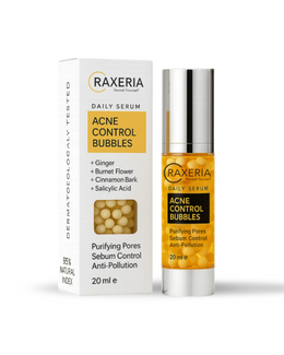 RAXERIA Akne & Sivilce Karşıtı, Bitkisel ve Salisilik Asit Bubbles Serum