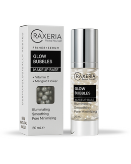 RAXERIA Işıltı ve Nem veren Gözenek Sıkılaştırıcı Vitamin C Primer+ Bubbles Serum