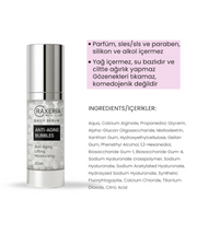 RAXERIA Yaşlanma Karşıtı & Kırışıklık Önleyici Hyaluronik Asit ve Prebiyotik Bubbles Serum